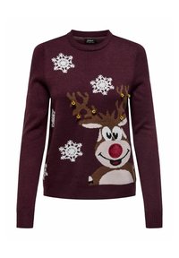 XMAS BELL LS EX  - Pullover - port royale