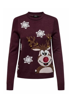 ONLY XMAS BELL LS EX  - Pullover - port royale