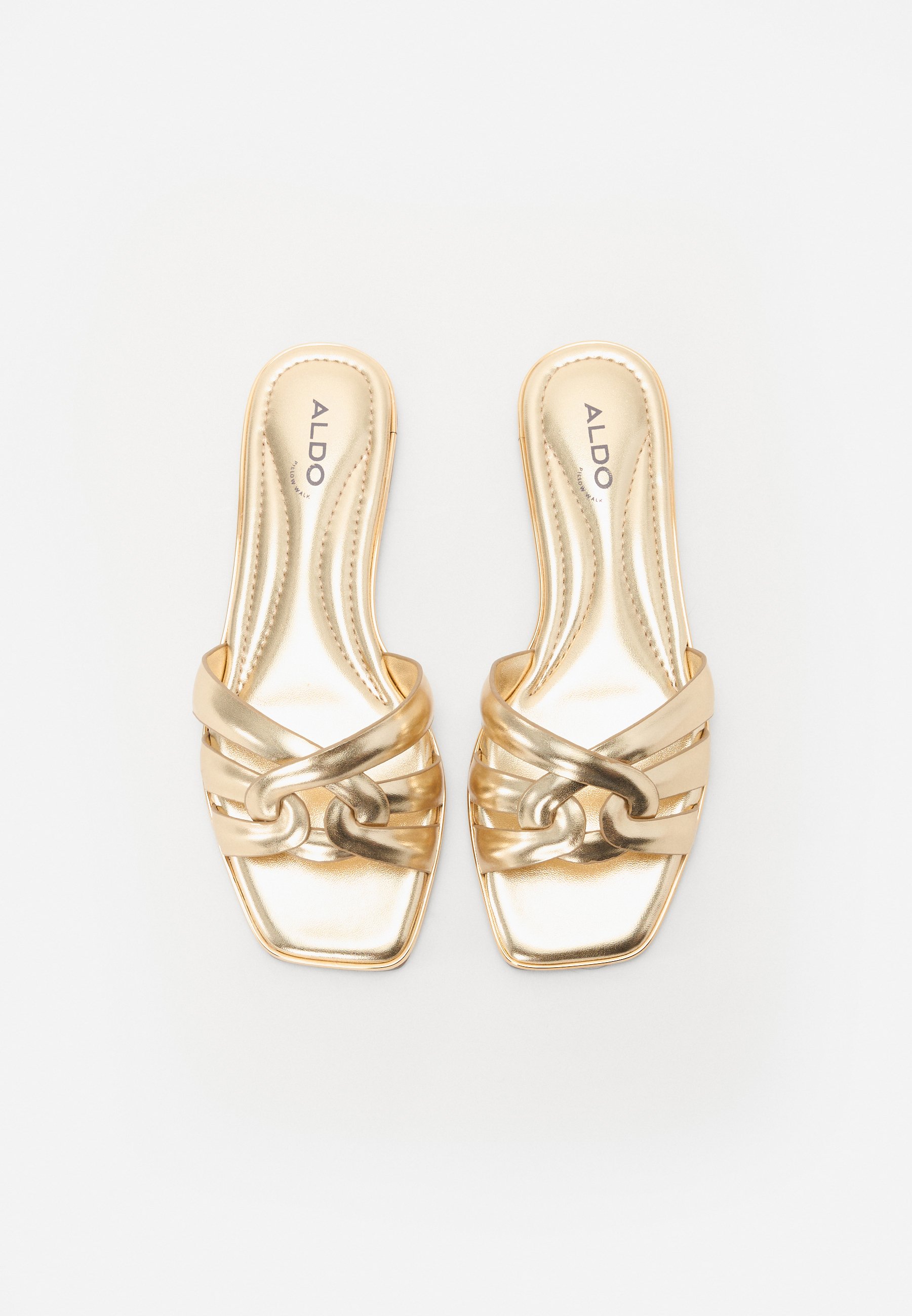 ALDO AUGUSTYA PILLOW WALK FLEX - Slippers - gold/gold-coloured