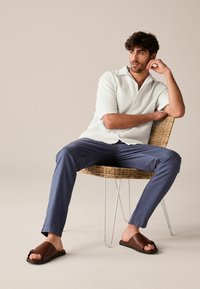 Next TEXTURED SHORT SLEEVE WITH CUBAN COLLAR   - Chemise - white
