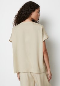 Marc O'Polo STYLE SHORT SLEEVE CREW NECK SOLID - Basic T-shirt - dusty field