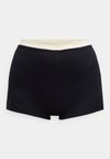 BANDWAVE BELTED BOYLEG PANT - Badeshorts - black