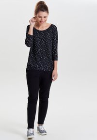 ONLY ONLELCOS AOP JRS NOOS - Långärmad tröja - black