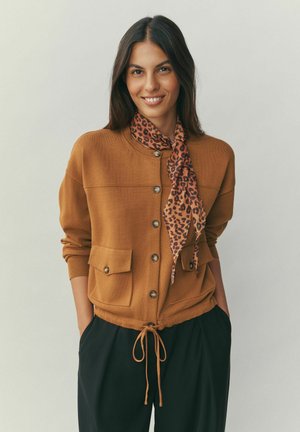 SMART BUTTON UP POCKET - Bomberjakke - tan brown