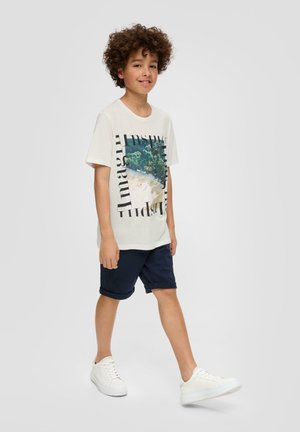 Print T-shirt - ecru