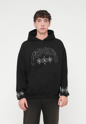 AVES OUTLINE HOODIE - Hoodie - black