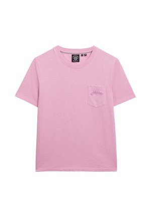 Superdry ESSENTIAL LOGO GARMENT DYE  - T-Shirt basic - lilac chiffon