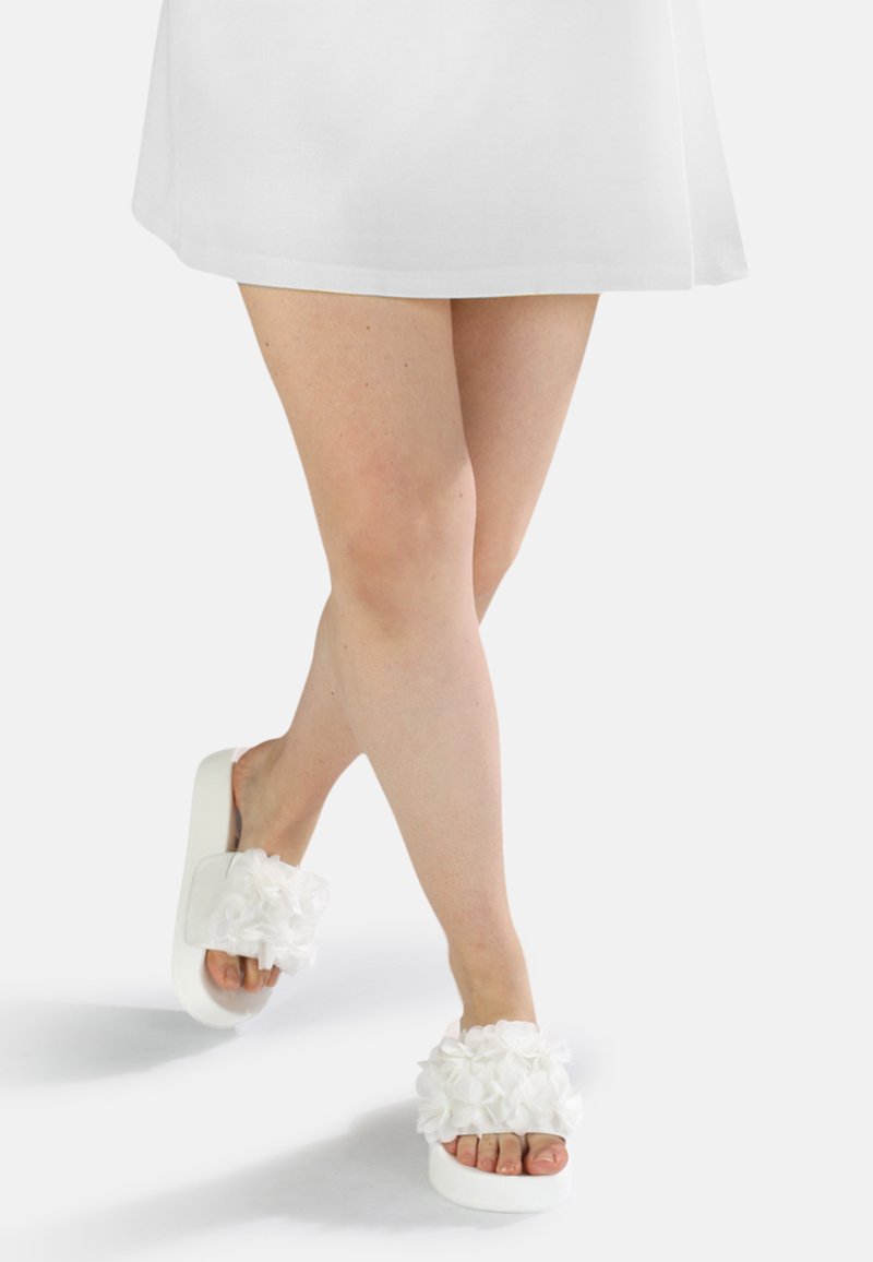 Damen Zehentrenner | Buffalo NICA Badesandale white/weiß - XY82484 Damen Zehentrenner | Buffalo NICA Badesandale white/weiß - XY82484