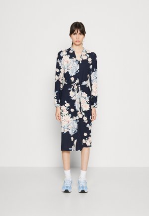 Vero Moda VMTALLY MAXI SHIRT DRESS - Φόρεμα πουκάμισο - night sky