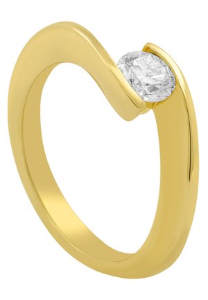 MUAU Schmuck SOLITAIRE RING DIAMANT 0.50CT. - Anello - gelbgoldfarben
