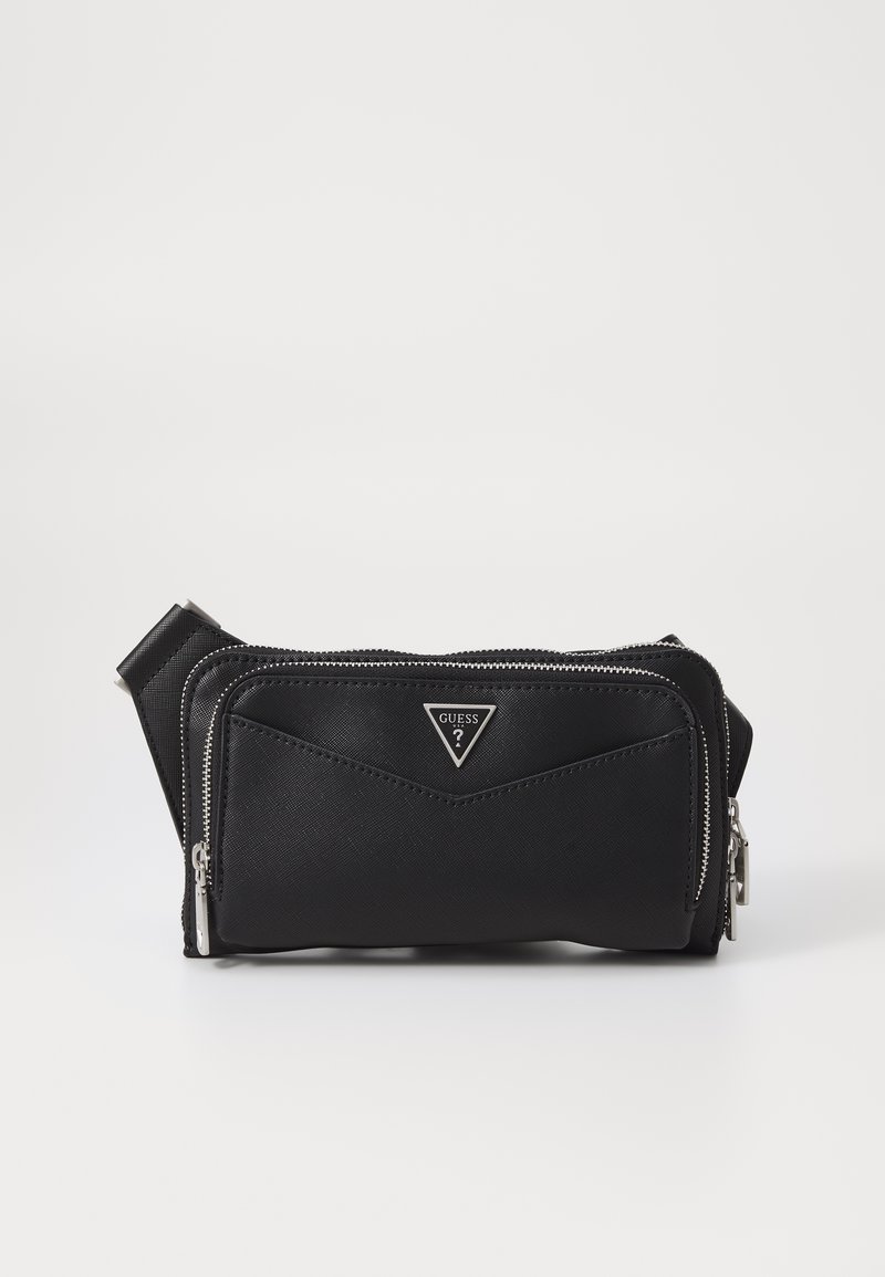 Guess SIENA FLAT BUMBAG ZIP AROUND - Geantă crossbody - black