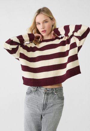 CROPPED - Jumper - bordeaux