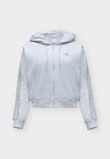 Суитшърт с качулка - light grey heather/medium grey heather
