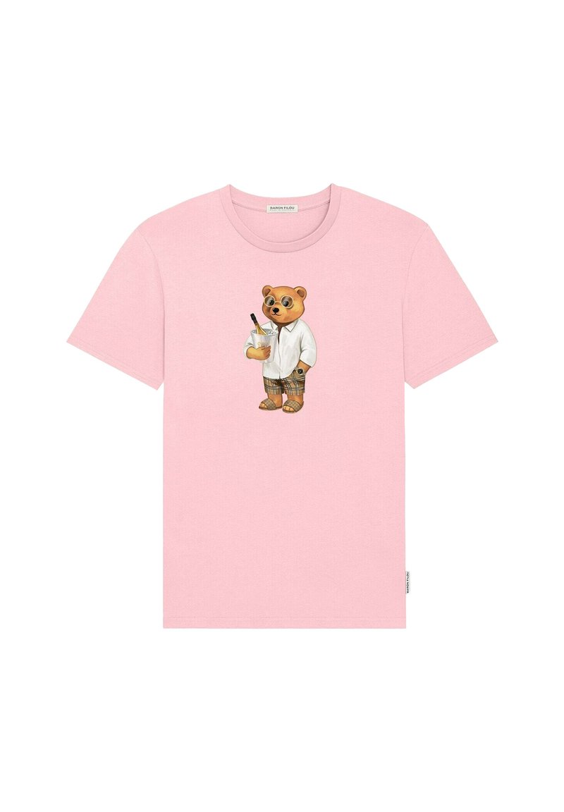 Baron Filou T-shirt print donkerroze