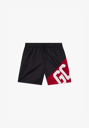 GCDS, BAND LOGO SWIM SHORTS - Swimming shorts - black