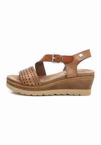 Sandalias de cuña - taupe