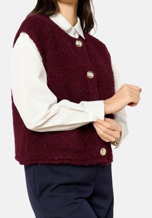 Veste sans manches - bordeaux