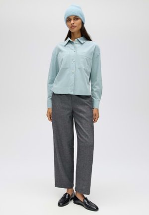 OPUS, FLUFFY VOLUMINOUS TEXTURE - Berretto - dusty aqua