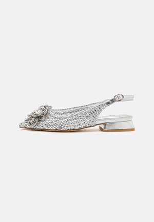 Alma en Pena Slingback ballet pumps - luna silver