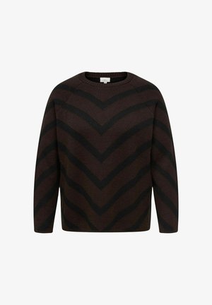 ONLY Carmakoma, STRICKPULLOVER CARELIZA STRICKPULLOVER - Pullover - coffee bean