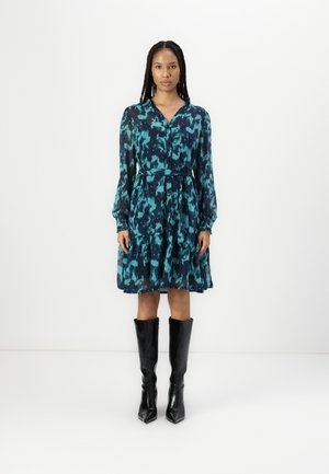 FLORRO  - Skjortekjole - green/blue