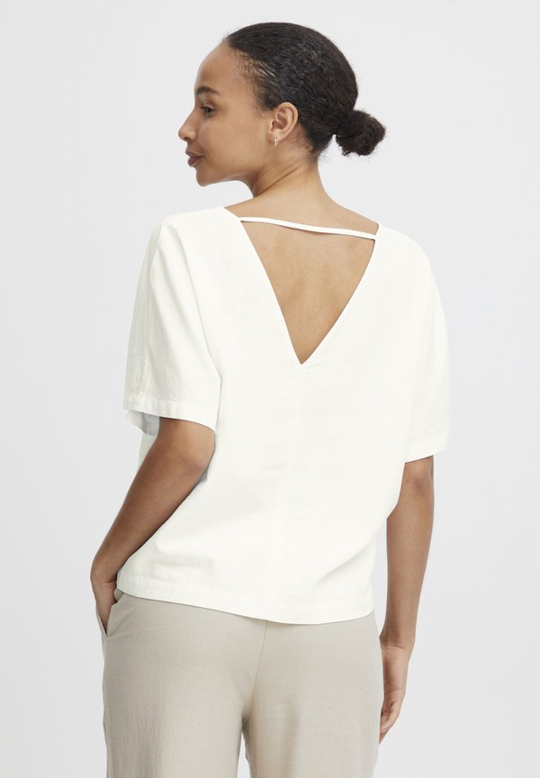 BYFALAKKA VNECK BLOUSE - Blouse - marshmallow3