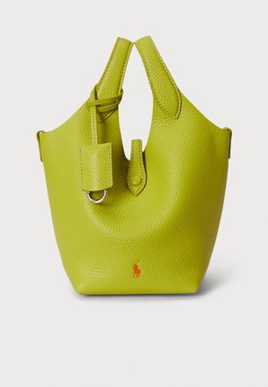 POLO PLAY LEATHER SMALL TOTE & CROSSBODY - Håndtasker - limeade