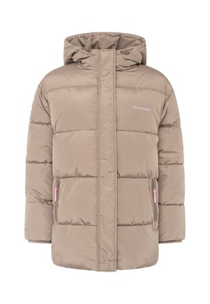 Zwillingsherz, STEPPJACKE „LOVE MORE“ - Winterjacke - taupe