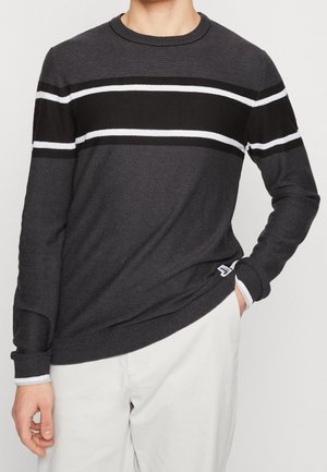 Strickpullover - black