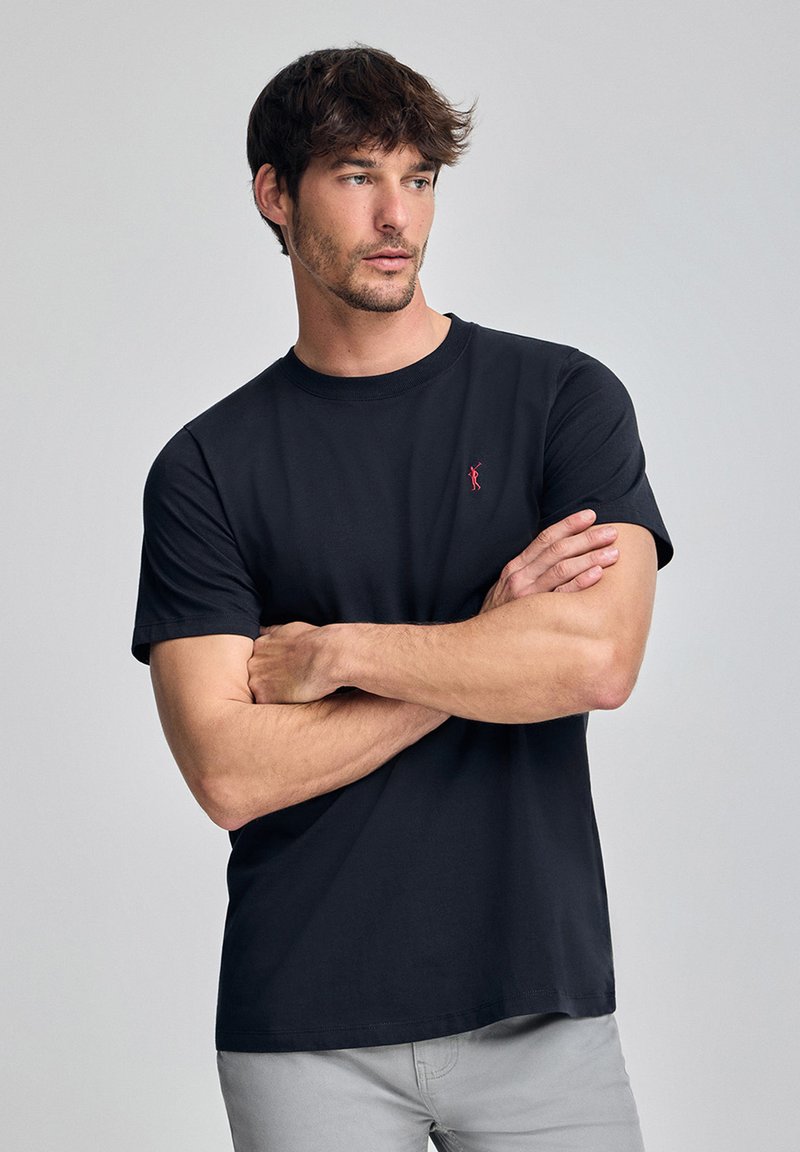 Polo Club - SHORT SLEEVE CREWNECK RIGBY GO - T-Shirt basic - navy, Vergrößern