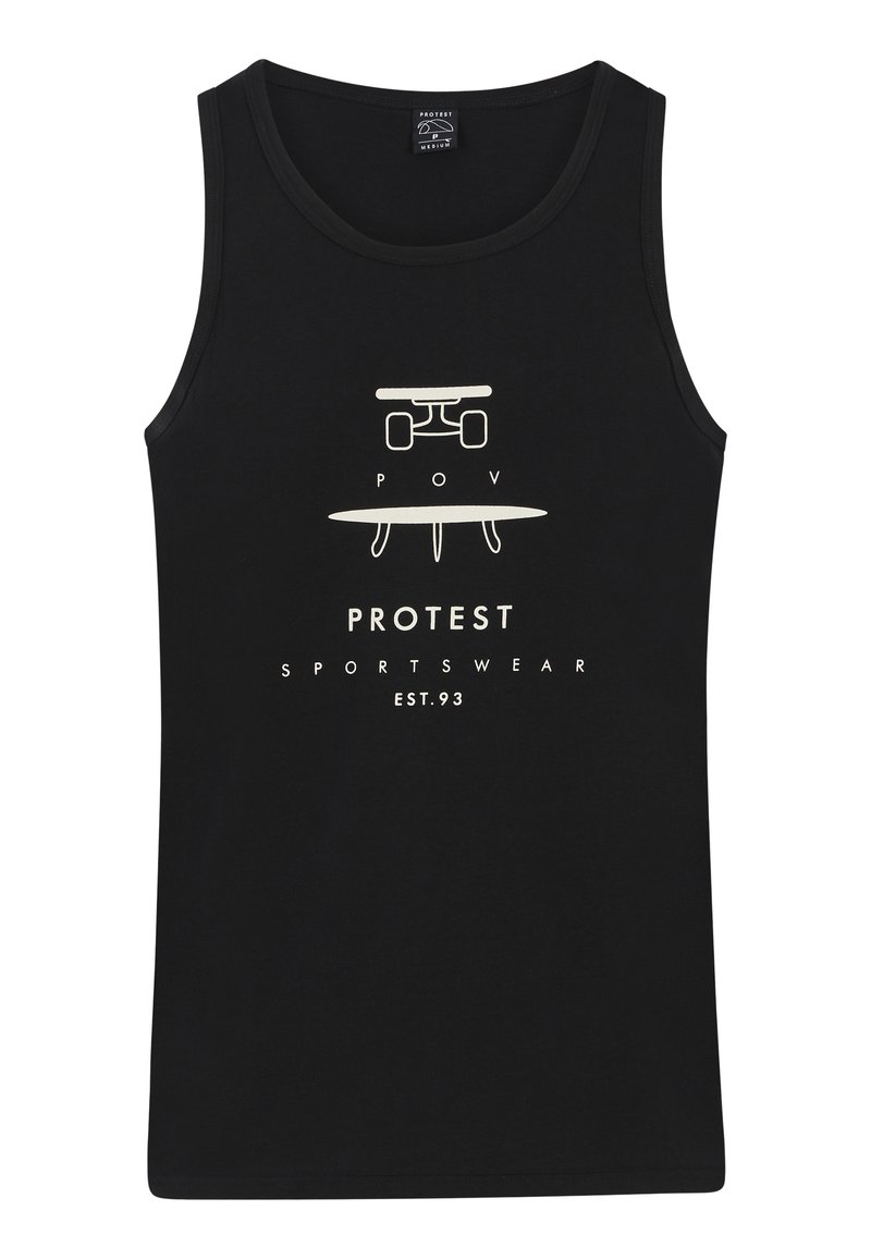 Protest PACU - Top - true black/negro - Zalando.es