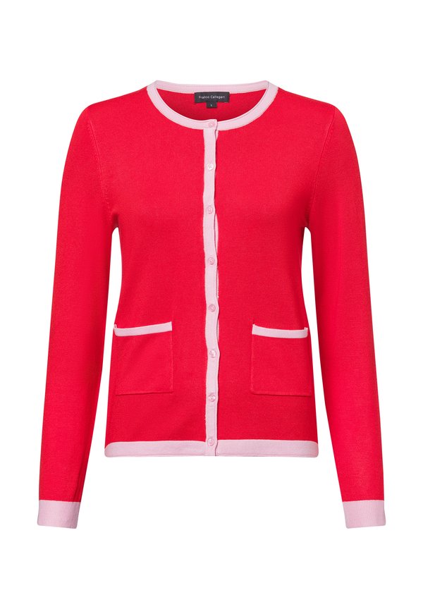 Strickjacke - rot rosa