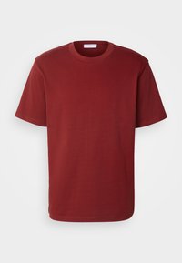 O NECK TEE OVERSIZE - Pamata T-krekls - dark red