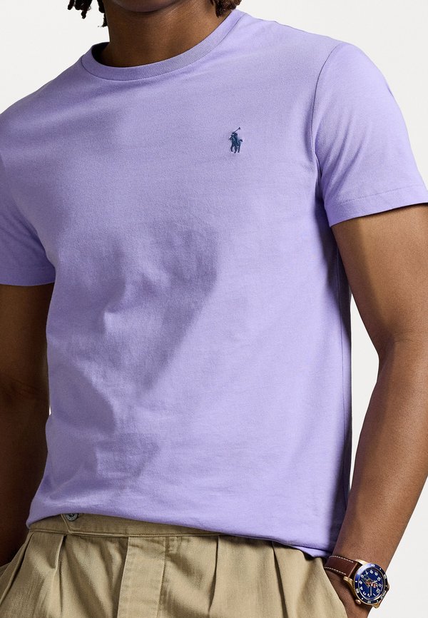 CUSTOM SLIM FIT JERSEY CREWNECK T-SHIRT - Basic T-shirt - sky lavender4