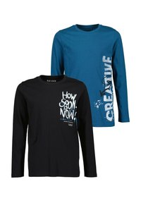 Blue Seven 2 PACK - Maglietta a manica lunga - black blue