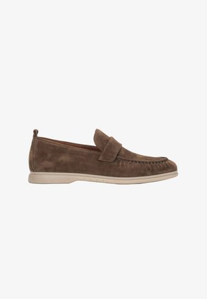 ESTRO, KLASYCZNE BRĄZOWE LOAFERSY MĘSKIE ESTRO ER00119037 40 - Slipper - brown