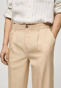 Mango Chino kalhoty - beige