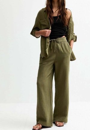 Trousers - khaki