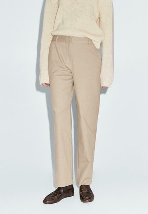 STRAIGHT - Stoffhose - beige