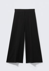 FLARED SUITING TROUSERS - Pantalon classique - black