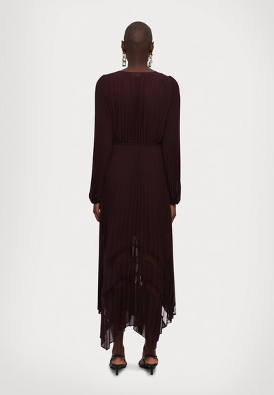 The Kooples ROBE - Robe longue - burgundy