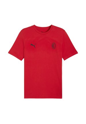 Puma AC MILAN FTBLESSENTIALS - Print T-shirt - for all time red black