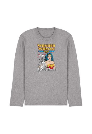 Cotton Soul, Long sleeved top - mottled light grey