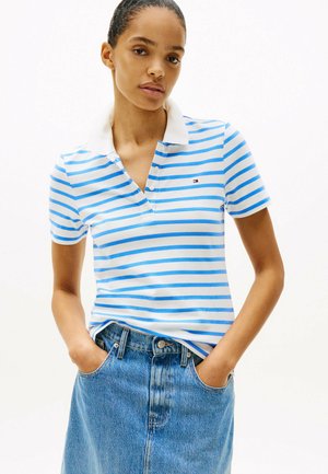 Poloshirt - ecru blue spell stp