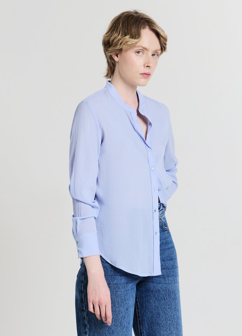 Calliope Button-down blouse - celeste chiaro