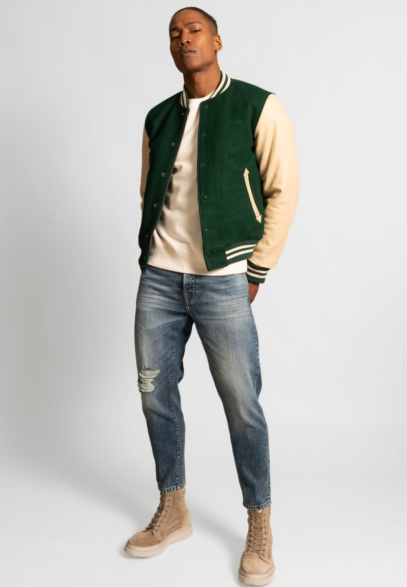 Schott Bomberjacks groen