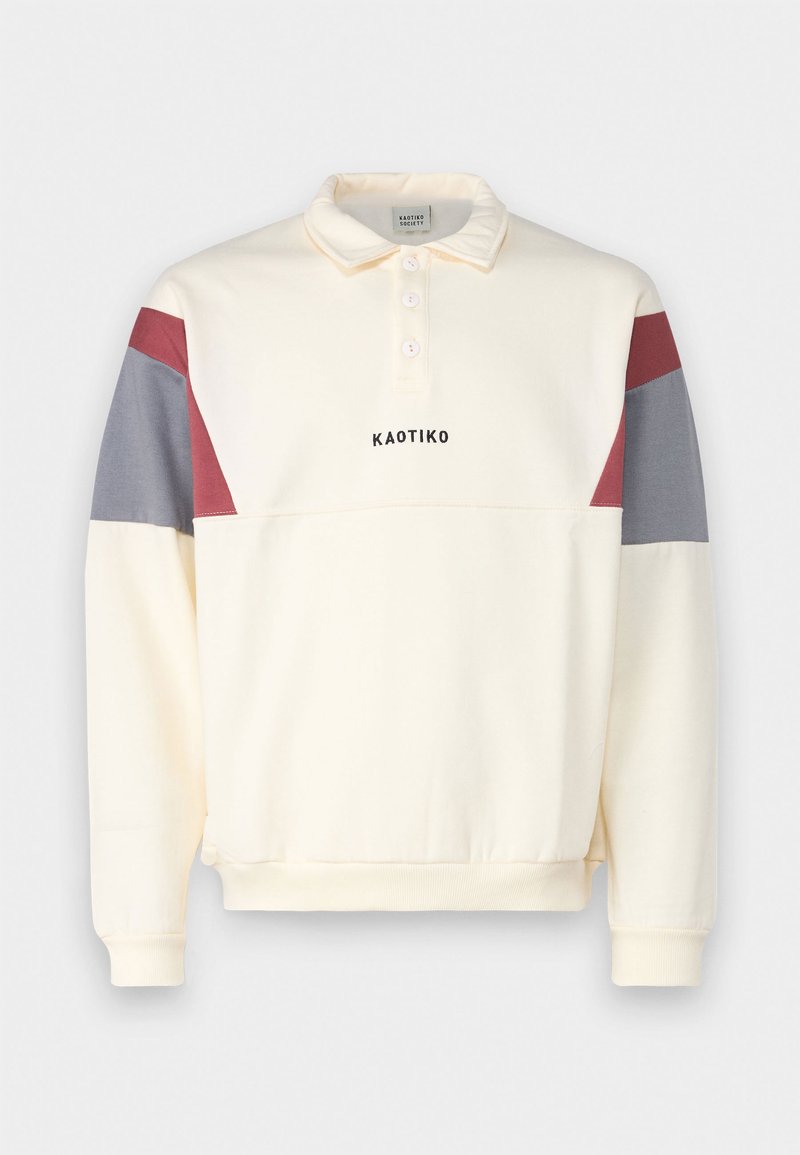 Palid Kaotiko HARRY UNISEX - Collegepaita - ivory/palid blue/burgundy/musta ...