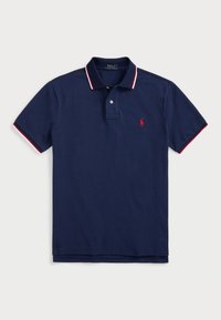 CUSTOM SLIM FIT MESH POLO SHIRT - Polo shirt - newport navy