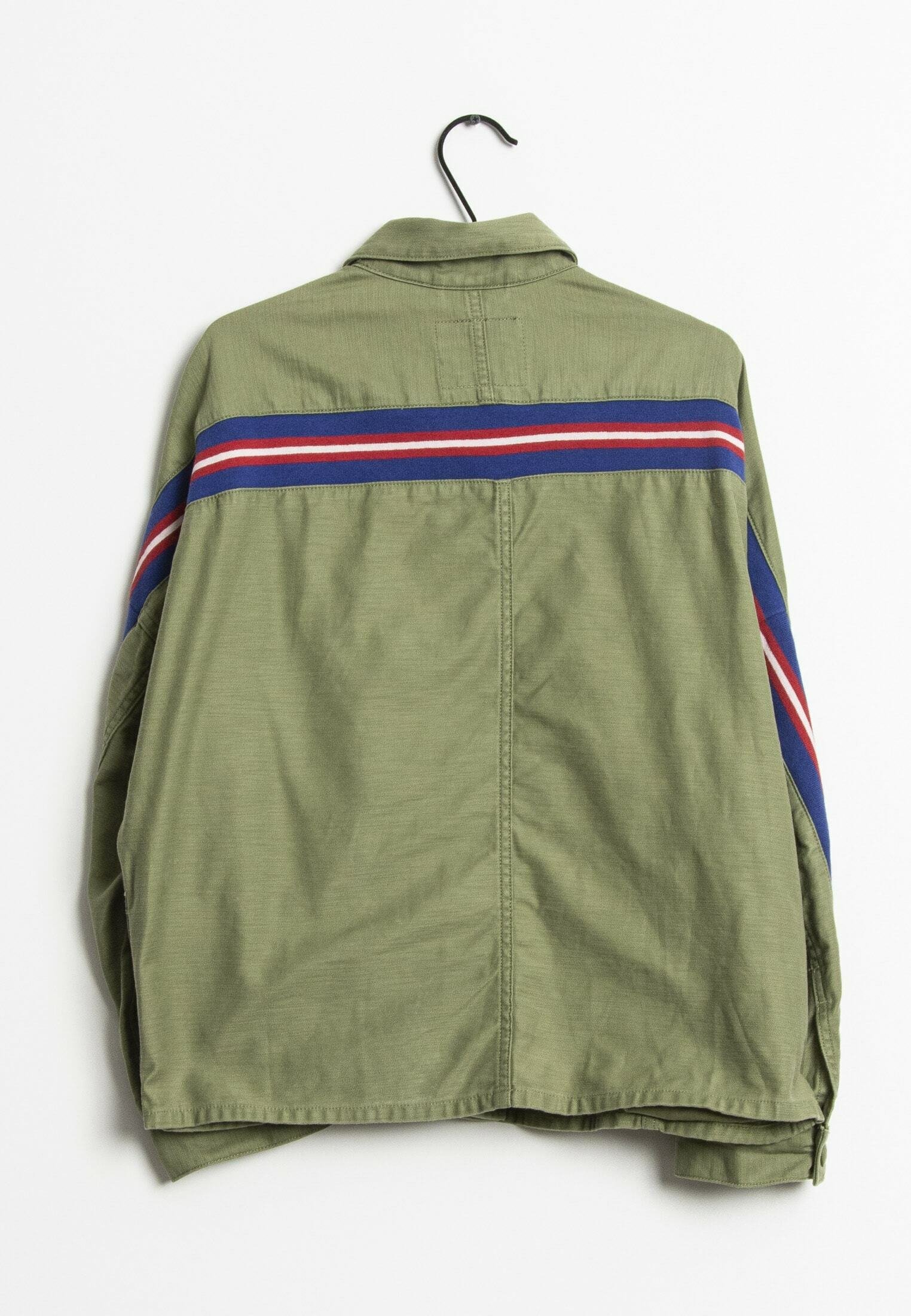 levi green denim jacket