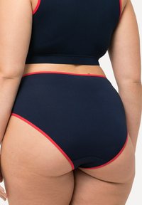 Ulla Popken 7 PACK MIDI BRIEFS- MOTIVATIONAL LETTERING - Trosor - night blue